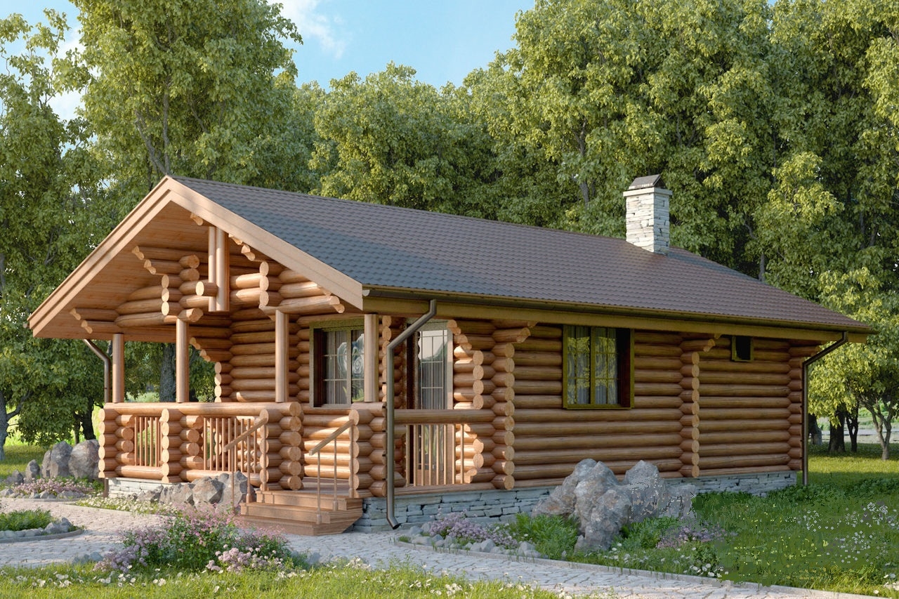 Баня из бревна VZ-624